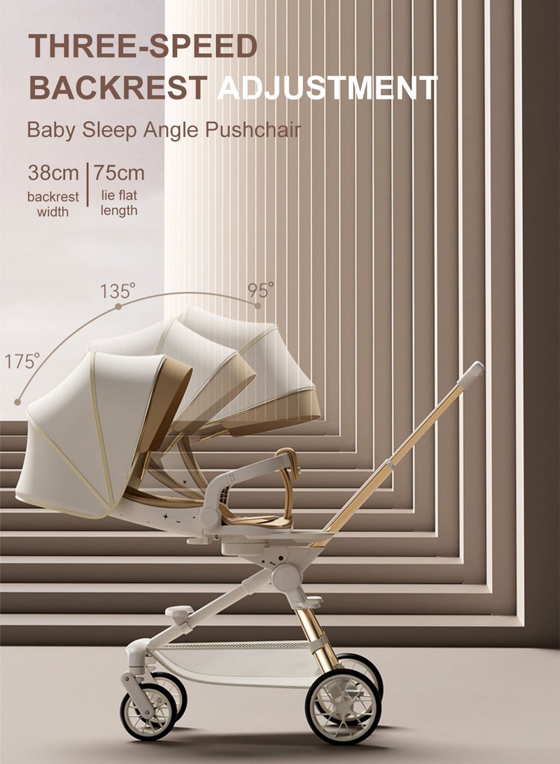 ما بيبي عربة طفل ، عربة طفل قابلة للطي ، مع سقف قابل للتعديل - Image 2