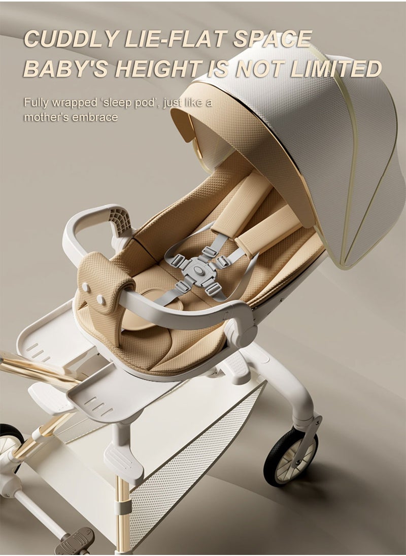 MaBaby Foldable Travel Baby Lightweight Stroller With Adjustable Canopy  - Image 3