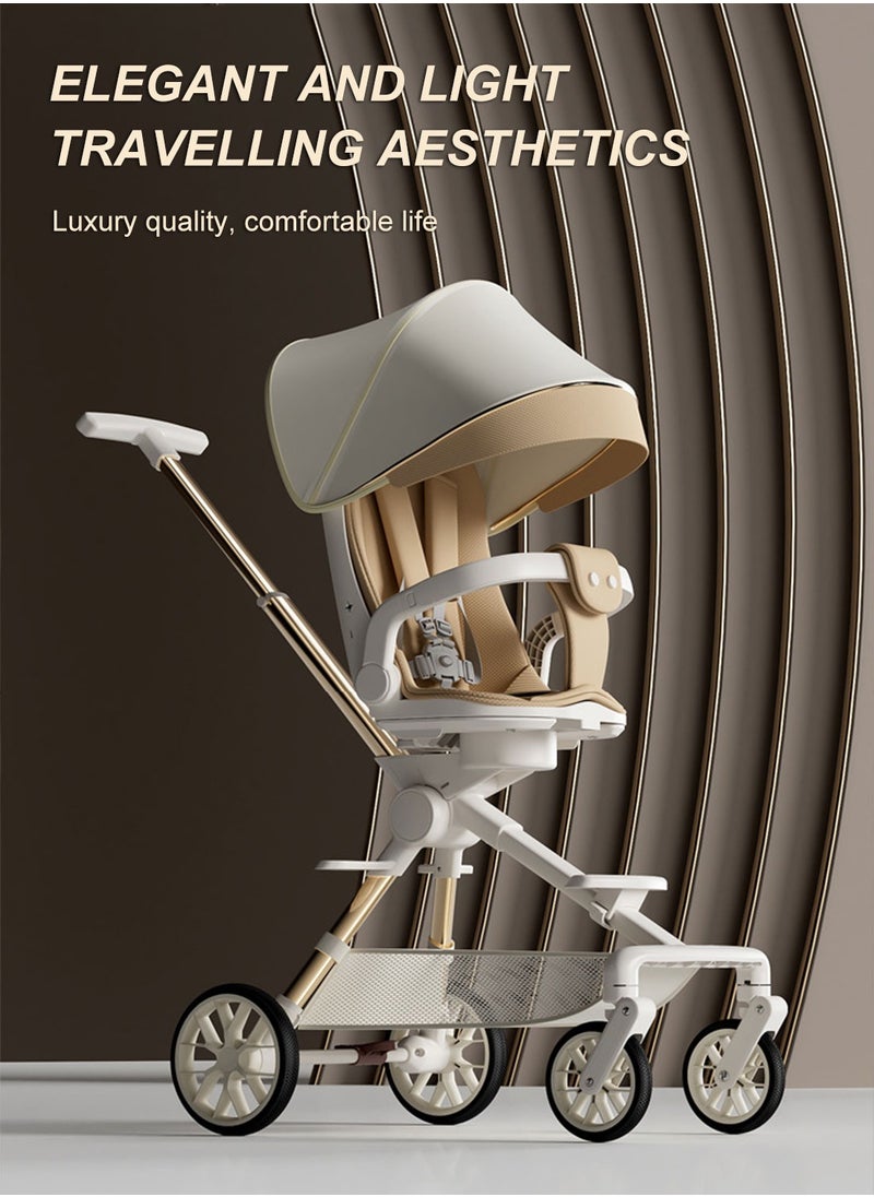 MaBaby Foldable Travel Baby Lightweight Stroller With Adjustable Canopy  - Image 4