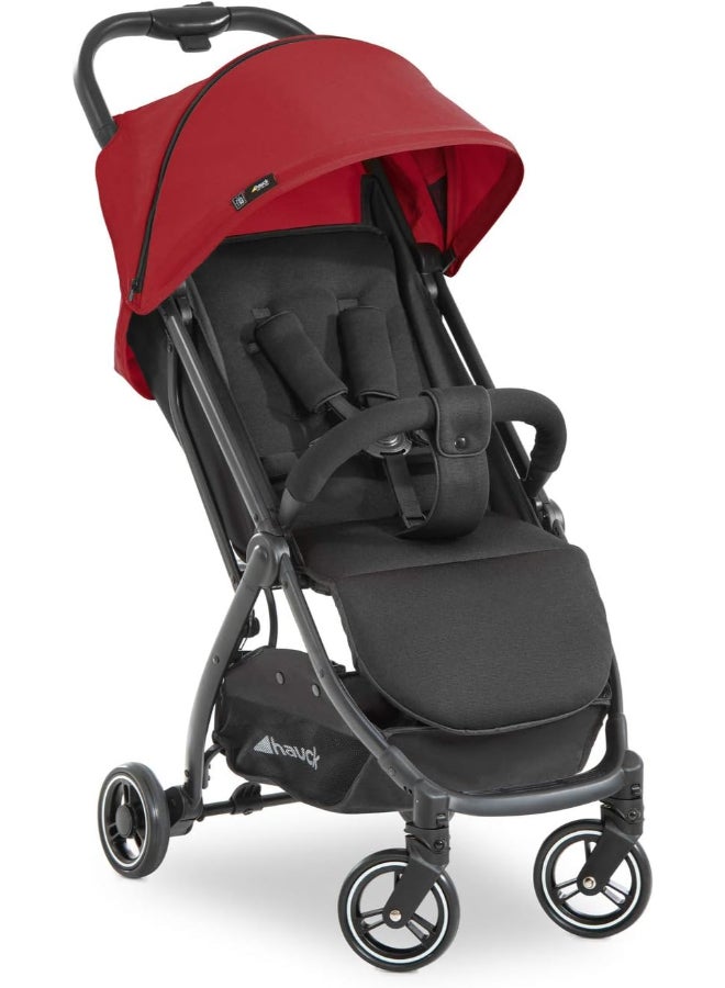 hauck Sun Canopy For Pushchair Swift X, Upf 50 +, 3 Zones With Ventilation Outlets, Individual Summer Look, Easy To Install, Red - Image 5