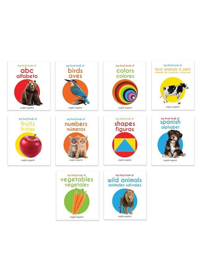 My First English  Español Learning Library (Mi Primea English  Español Learning Library) : Boxset of 10 English  Spanish Board Books