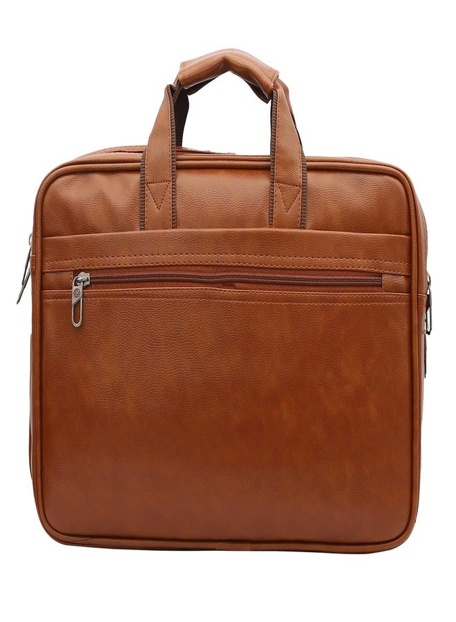 BILL BOND Prime Laptop Bags for Men Office Use | Mobile & Pen Compartment with Multiple Organizers | PU Leather | Professional Office Bag for Man & Women - Image 2