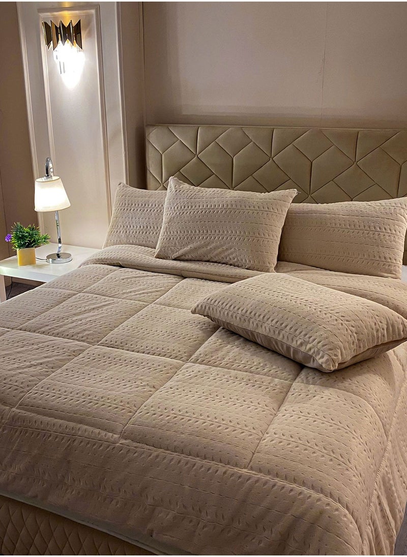 Family Bed Fox quilt set fur 3 pieces size 240 × 240 cm model 1627 from Family Bed  - Image 1