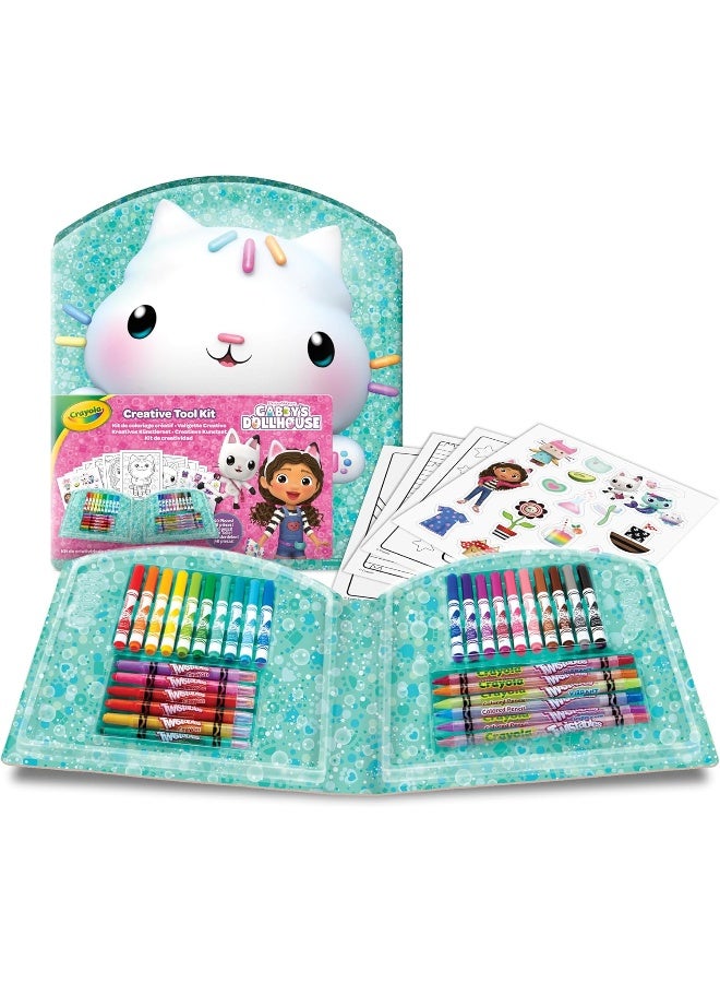 Crayola مجموعة أدوات كرايولا لبيت دمى غابي (40 قطعة) - Image 1