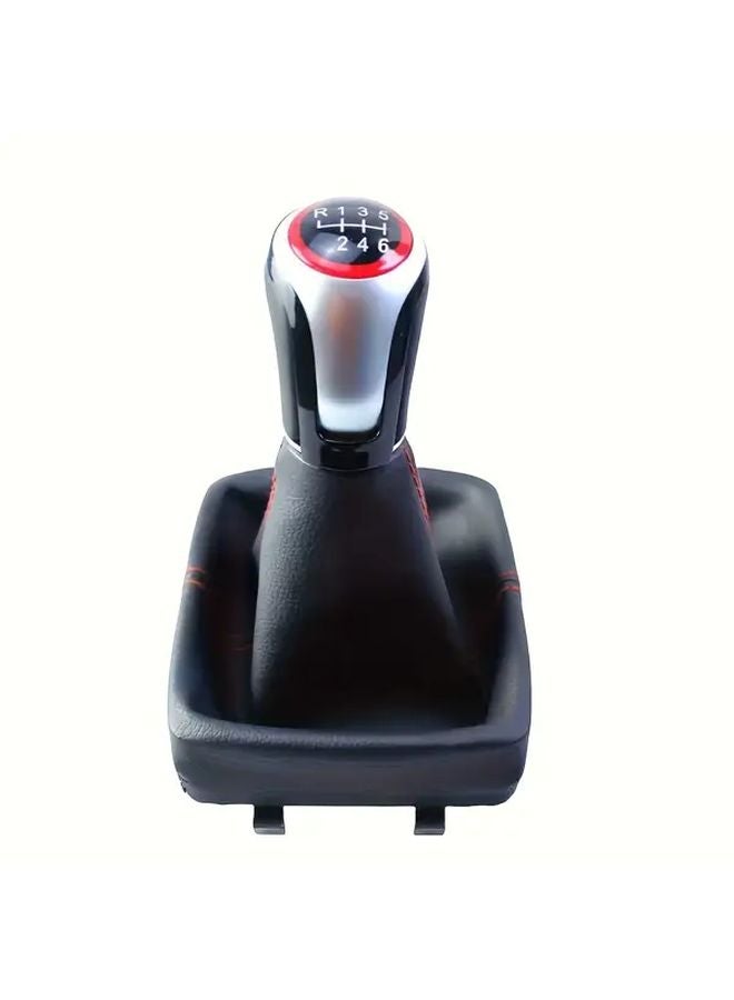 Red 6 Speed Shift Knob For Volkswagen 9N 9N2 2002 2009 Manual Transmission Upgrade - Image 5