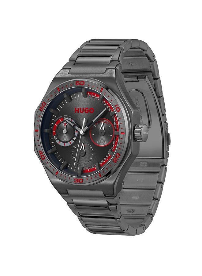 HUGO BOSS HUGO BOSS WATCH ROUND ANALOG MEN'S BLACK CASE WATCH - 1530401 - Image 2