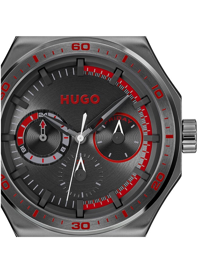 HUGO BOSS HUGO BOSS WATCH ROUND ANALOG MEN'S BLACK CASE WATCH - 1530401 - Image 5