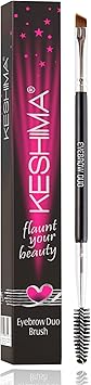 Keshima Duo Eyebrow Brush by Keshima Premium Quality Angled Eye Brow Brush and Spoolie Brush - Image 1