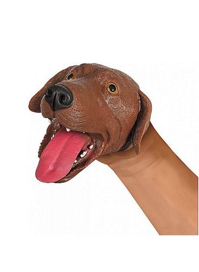 Schylling - Sc Dghp Dog Hand Puppet Assorted Designs And Colours - Image 1