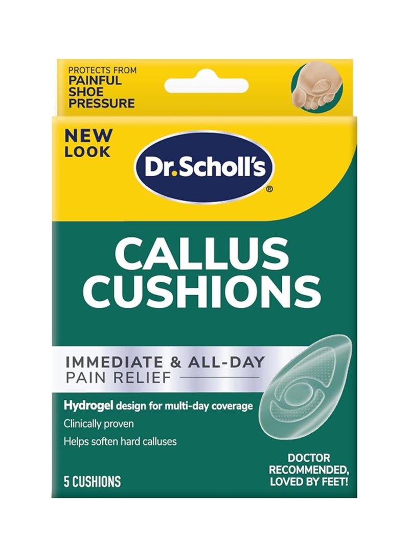 Dr. Scholl's DuraGel Callus Cushions, All-Day Pain Relief for Calluses, 5 Count - Image 1