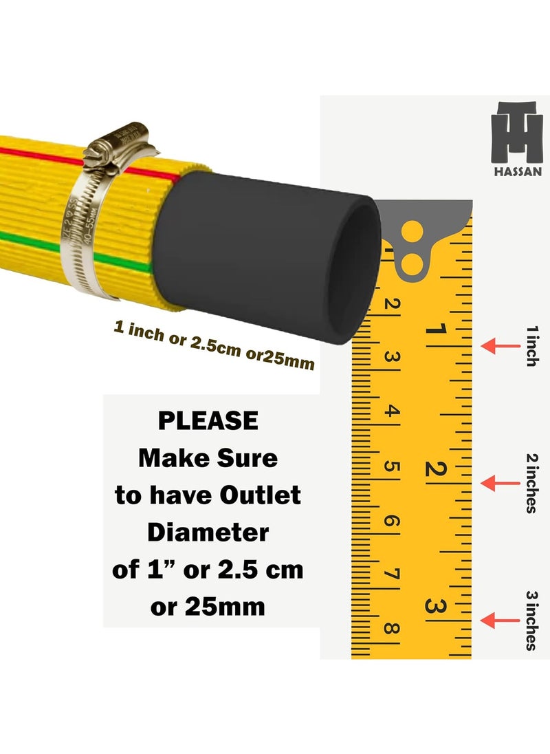 Hassan - Hassan Garden Hose Pipe Heavy Duty for Gardening 1 inch (25mm) Durable, Flexible, and Lightweight Water Hose for Garden Watering, Car Washing, and Irrigation - Image 1