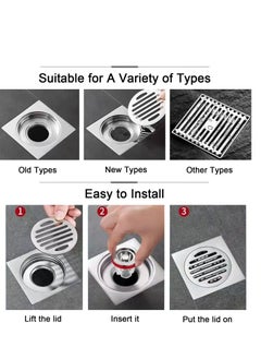 Excefore 4 Pack Bathroom Sink Strainer, Anti-Odor Anti-Clog Sink Drain Strainer, Suitable for Kitchen Bathtub Sink Drains Anti Clogging Sink Drain Filter  - Image 5