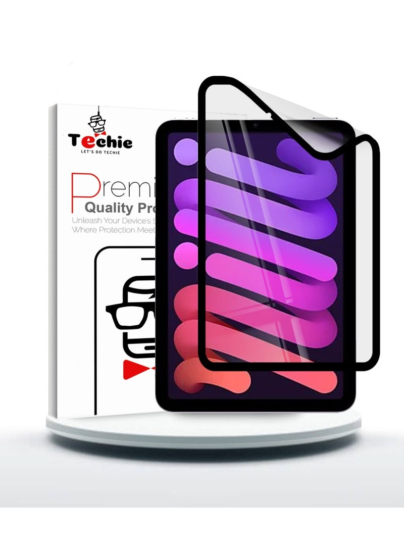 Techie 9D Matte Ceramic Film Screen Protector For Apple iPad Mini 7 (A17 Pro), 2024 Model, 7th Generation Mini 6 2021 Model, 6th Generation, 8.3-Inch - Premium Anti-Fingerprint Shield, Smooth Touch, Bubble-Free Installation  - Image 1