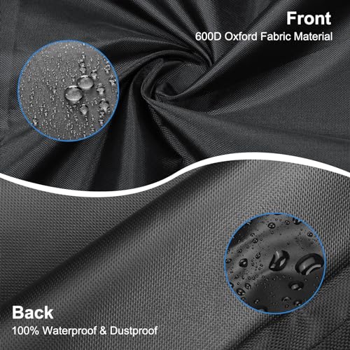 Raweao Folding Mattress Bag - 600D Oxford Cloth Heavy Duty Carry Case for Tri-Fold Guest Bed Mattress (Fits 6"" Full Mattress, Black), A-364 - Image 5