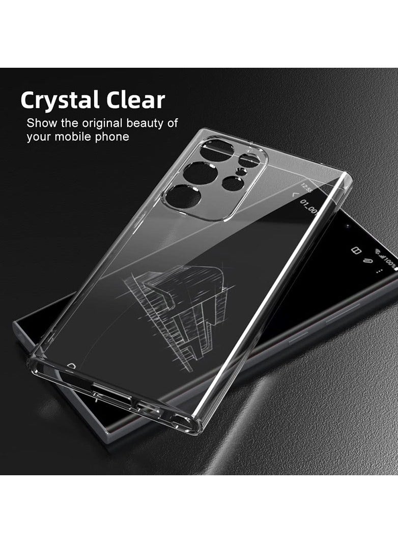 Samsung Galaxy S23 Ultra Clear Case Soft Flexible TPU Shockproof Transparent Back Cover Compatible for Samsung Galaxy S23 Ultra - Image 4