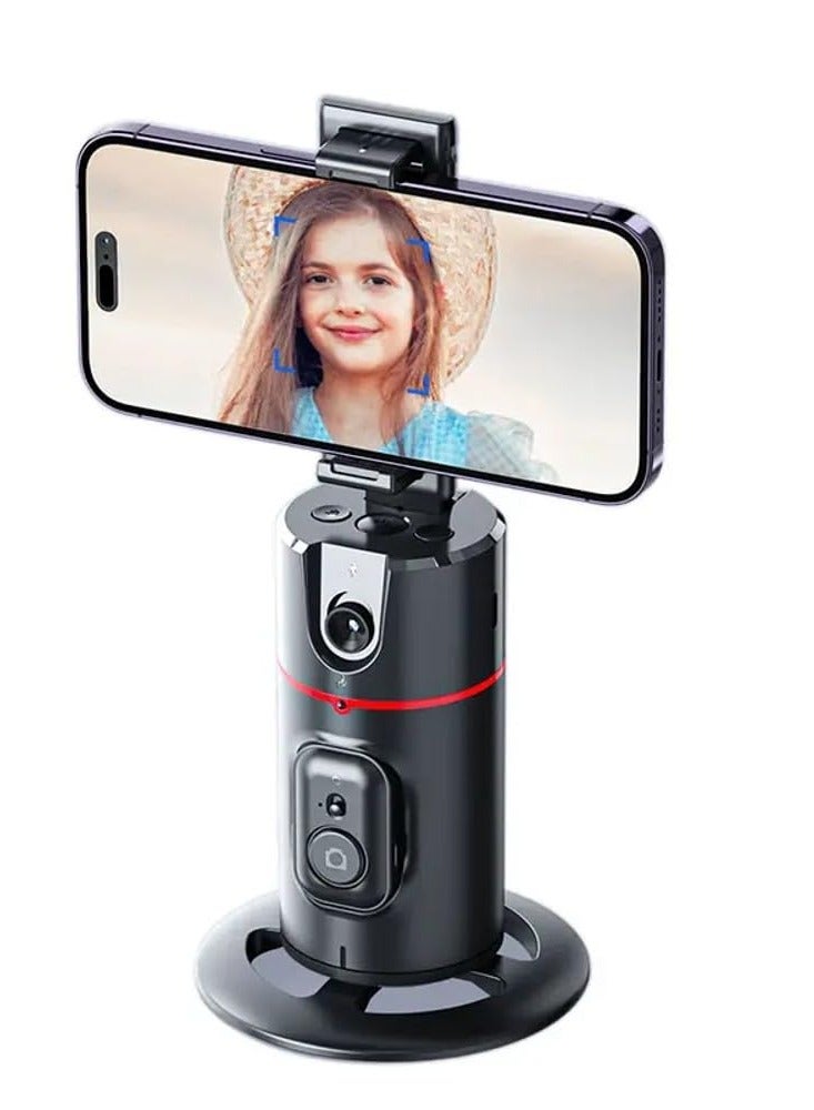 سمارتكس حامل ثلاثي القوائم مزود بمثبت جيمبال ووظيفة الذكاء الاصطناعي، ودوران 360 درجة، وتتبع تلقائي للوجه، وحامل هاتف محمول قابل للتمديد، وتقنية التعرف على الوجه بالذكاء الاصطناعي للتصوير المرئي، وميزة التتبع التلقائي، وحامل ثلاثي القوائم لحركة الوجه لتصوير الفيديو، وجهاز تحكم عن بعد، ولا يتطلب تطبيقًا، ويدعم الهواتف الذكية من نوع iPhone/Android. - Image 1