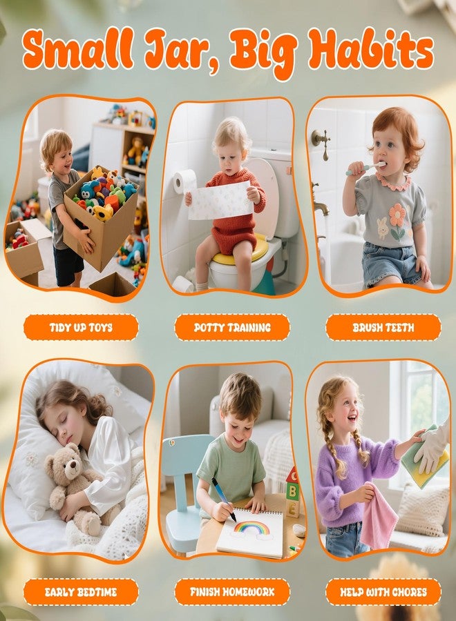 Yoink Star Jar Reward for Kids with 24 Colorful Stars, Magnetic Star Jar Reward System for Kids Positive Behavior, Classroom Management Tools, Potty Training and Chore Rreward Chart for Boys Girls - Image 3