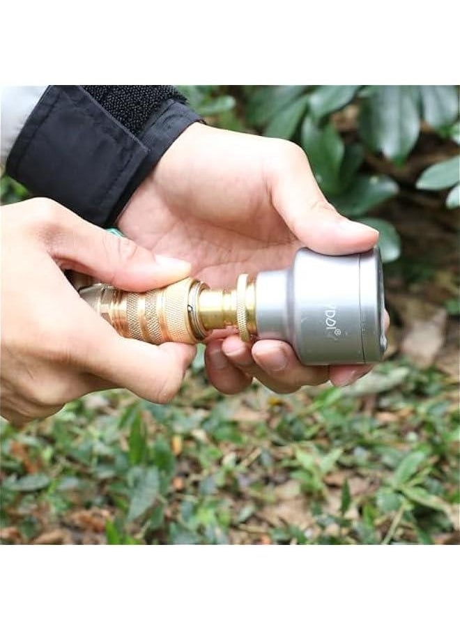 Generic Brass Full Flow Garden Hose Quick Release Connect Adaptor Fitting, Full Port Solid Brass Outdoor Water Hose Quick Disconnect Connector Coupler with Male and Female, with 4 Hose Washers - 3 Sets  - Image 2