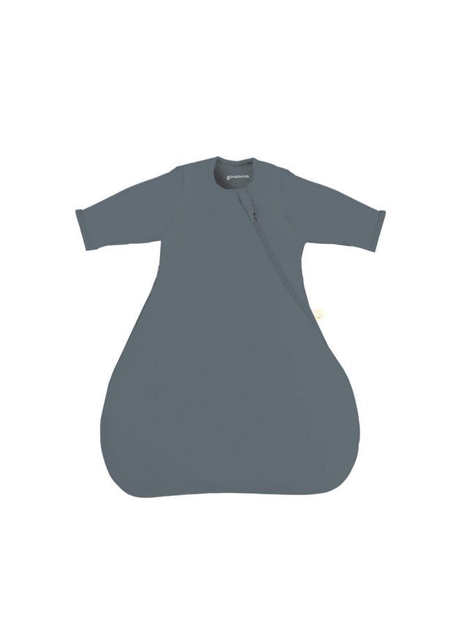 GUNAMUNA Unisex Baby Transitional Swaddle Bag, Easy Diaper Change Zipper, Infant Toddler Swaddle, 1.0 TOG, Hush, 3-6 Months