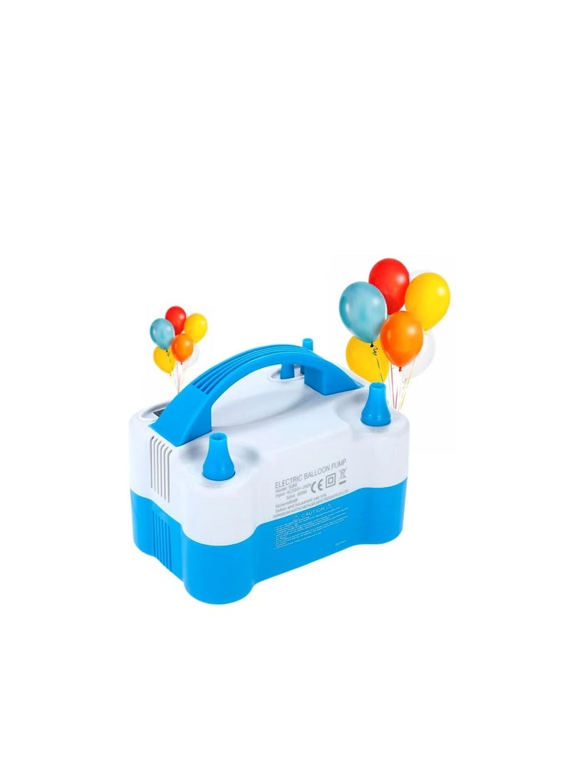 Generic Electric Balloon Inflator Pump Ideal for Kids' Birthdays, Baby Showers, and Party Decorations in Blue  - Image 1