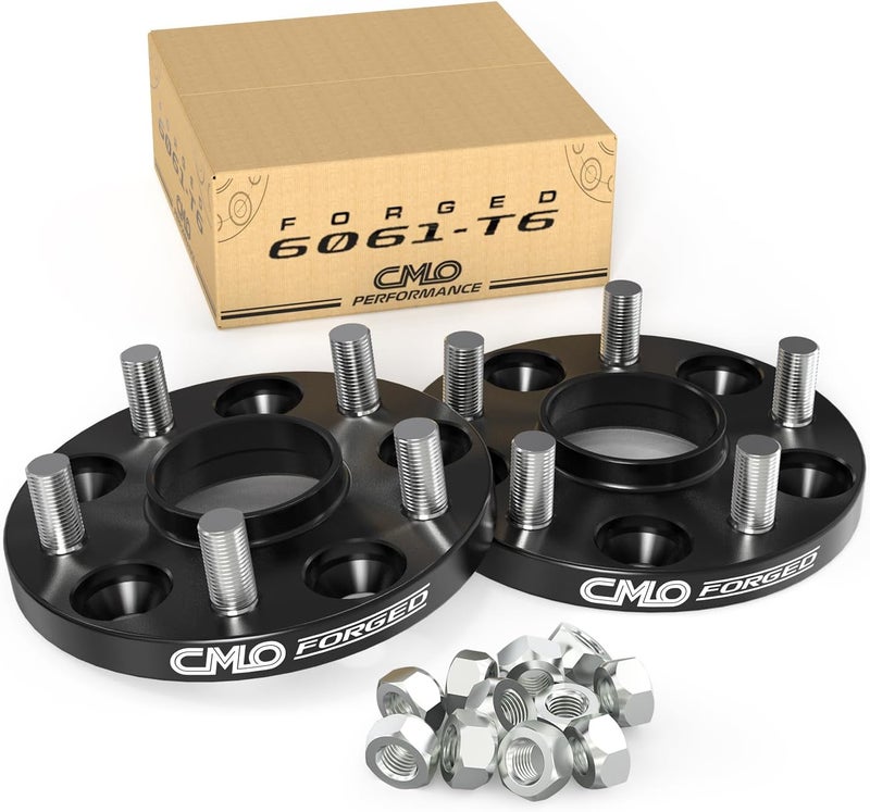 Customadeonly 15mm 5x100 to 5x114.3 Black Wheel Adapters Hubcentric for Subaru - Image 1