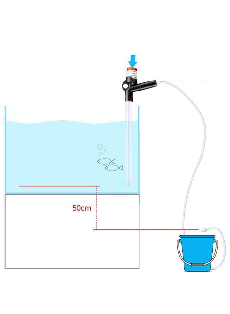 مجموعة لسحب المياه وتنظيف احواض اسماك الزينة - Image 3