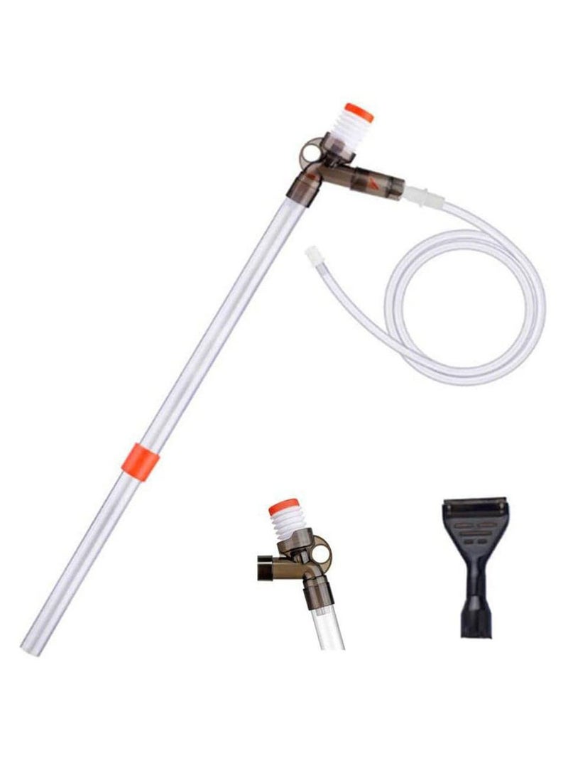 مجموعة لسحب المياه وتنظيف احواض اسماك الزينة - Image 1