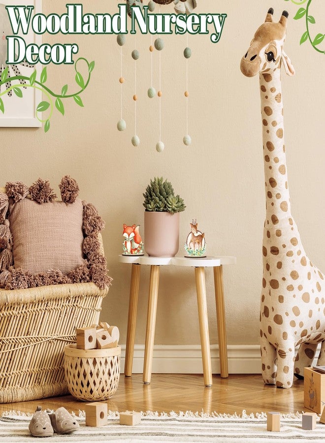 Guiqulai 16 Pcs Woodland Animals Wood Table Centerpieces, Woodland Baby Shower Decorations Animals Cutout Shapes Woodland Birthday Decorations for Baby Shower Birthday Supplies - Image 4
