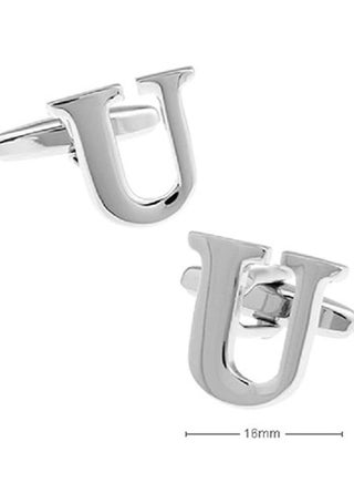 Personalized Fashion English Letter U Shape Cufflinks Mens French Shirt Cufflinks For Wedding - pzsku/ZB19E5036E64AAF9F103CZ/45/_/1691800611/337e7354-04f2-4248-a824-eeb15469b208