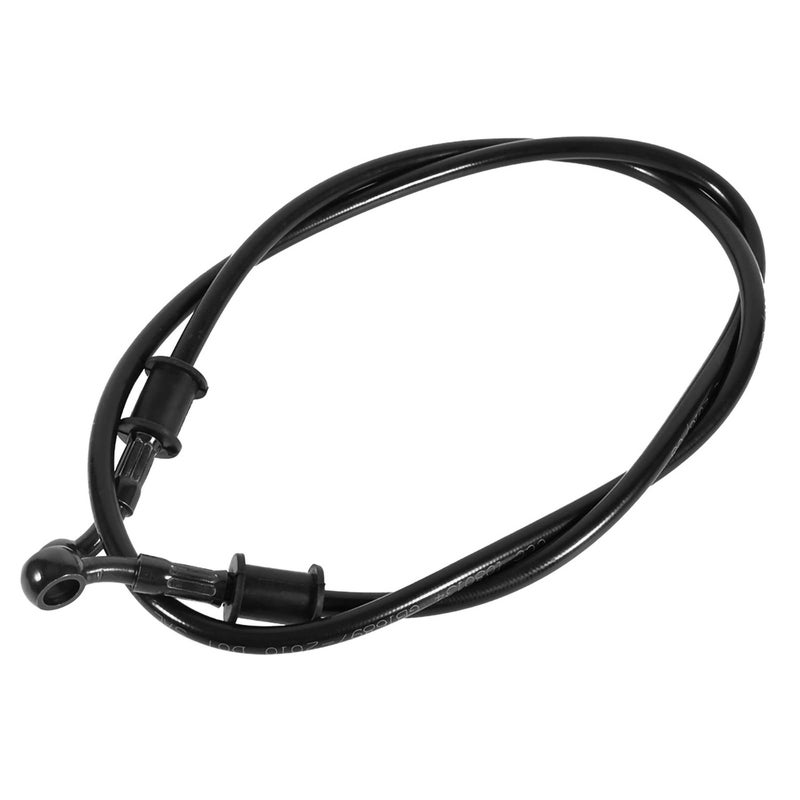 120cm Motorcycle Braided Stainless Steel Brake Clutch Oil Hose Line Pipe Black - Image 1