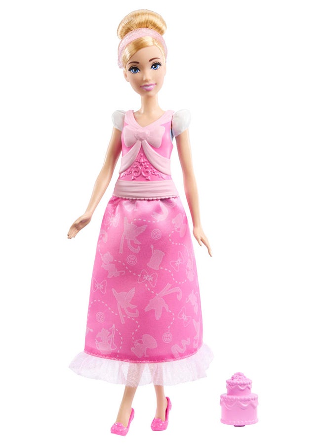 Disney - Princess Toys, Cinderella Fashion Doll with 2 Looks, 9 Accessories, 2 Snap-On Bodices & 2 Skirts, 2-in-1 Stories Inspired by Disney Movie - Image 1