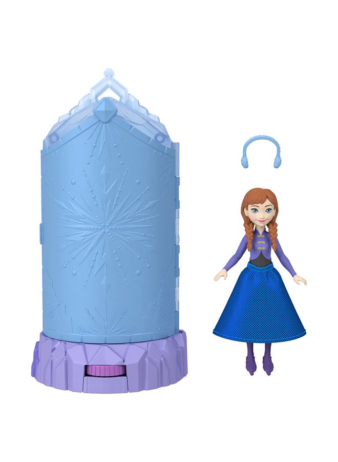 Disney FROZEN Frozen Surprise Small Dolls & Mini Castle Playsets with Spinning Doll Reveal, Ice Castle Spin Surprise from Movies (Styles May Vary) - Image 5