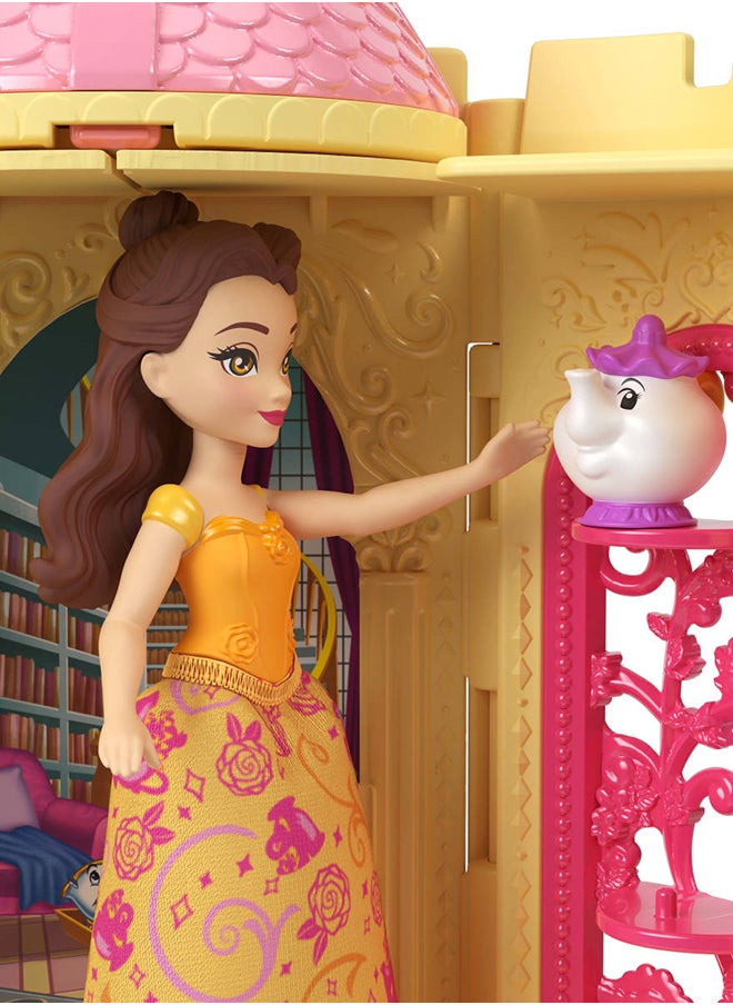Disney - Princess Tower Surprise Small Dolls & Accessories, Stacking Playsets with 4 Surprises & Friend from Disney Movies (Styles May Vary) - Image 1