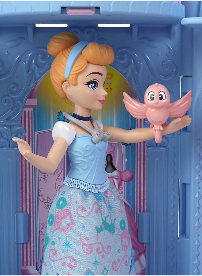 Disney - Princess Tower Surprise Small Dolls & Accessories, Stacking Playsets with 4 Surprises & Friend from Disney Movies (Styles May Vary) - Image 1