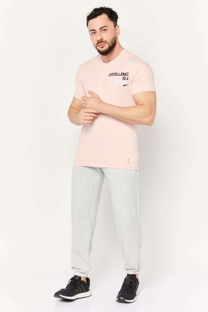 PUMA Men Sportswear Fit Embroidered Short Sleeves Outdoor T-Shirt, Pink - Image 2