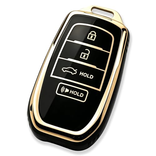 Tautrophen Key Fob Cover Fit for Toyota Camry Mirai 2025 Crown Corolla Grand Highlander Tundra Venza Sequoia - Image 1