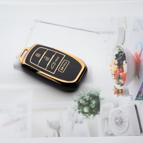 Tautrophen Key Fob Cover Fit for Toyota Camry Mirai 2025 Crown Corolla Grand Highlander Tundra Venza Sequoia - Image 2