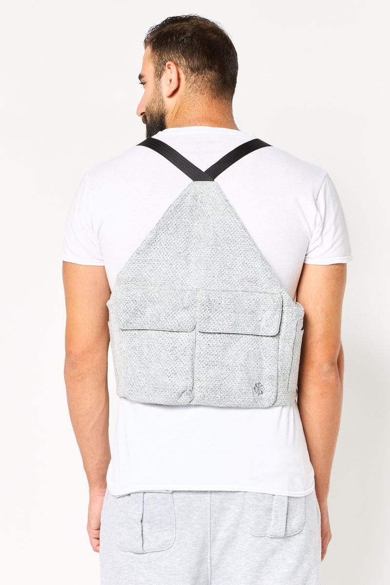 Nike Men Forward Utility Gilet, Grey - Image 2