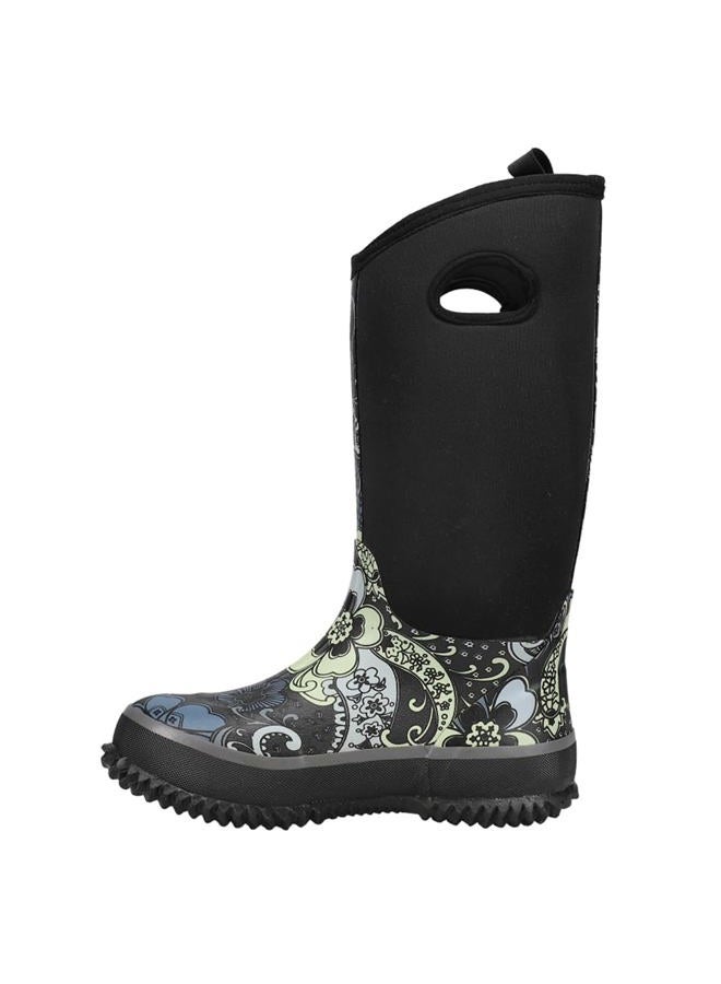 Roper Women's Barnyard Prints Rain Shoe, Black, 9 UK - Image 3
