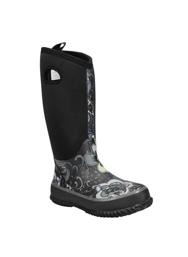 Roper Women's Barnyard Prints Rain Shoe, Black, 9 UK - Image 2