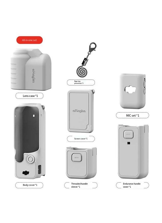aMagisn aMagisn Premium Silicone Protective Case for DJI Osmo Pocket 3 - Essential Accessory for DJI Gimbal Action Camera  - Image 1