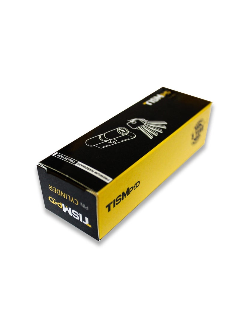 70mm Cylinder Lock with 5 Computer Keys – High Security Door Lock Cylinder – Anti-Theft Lock Core – MSN - Image 2