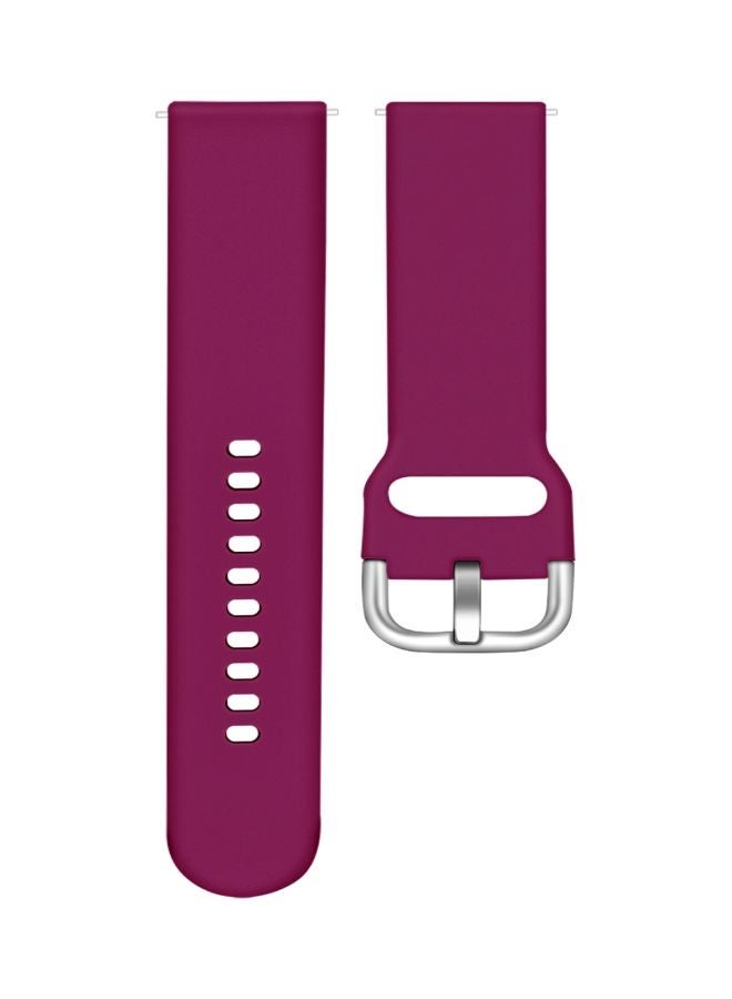 NIBEMINENT Replacement Band For Huawei Watch GT 2 - 46mm Wine Red - Image 1