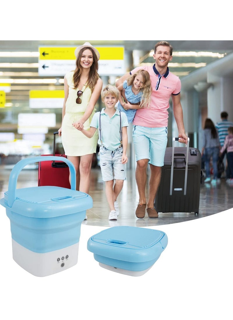 Orleans Cloud - Folding Mini Washing Machine | Automatic Portable Lightweight Clothes Washer | Ideal for Travel, Camping, Apartment Laundry | Underwear Washer - Image 1