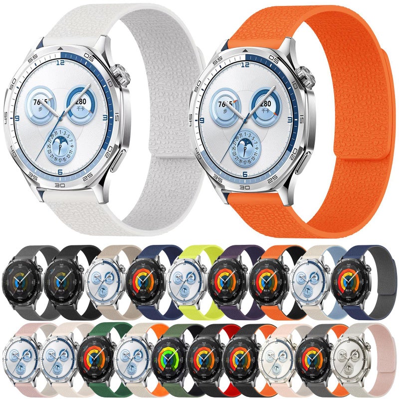 إيروريكس سوار ساعة سيليكون مغناطيسي ناعم بملمس الليتشي مقاس 18 مم (أخضر) - Image 2