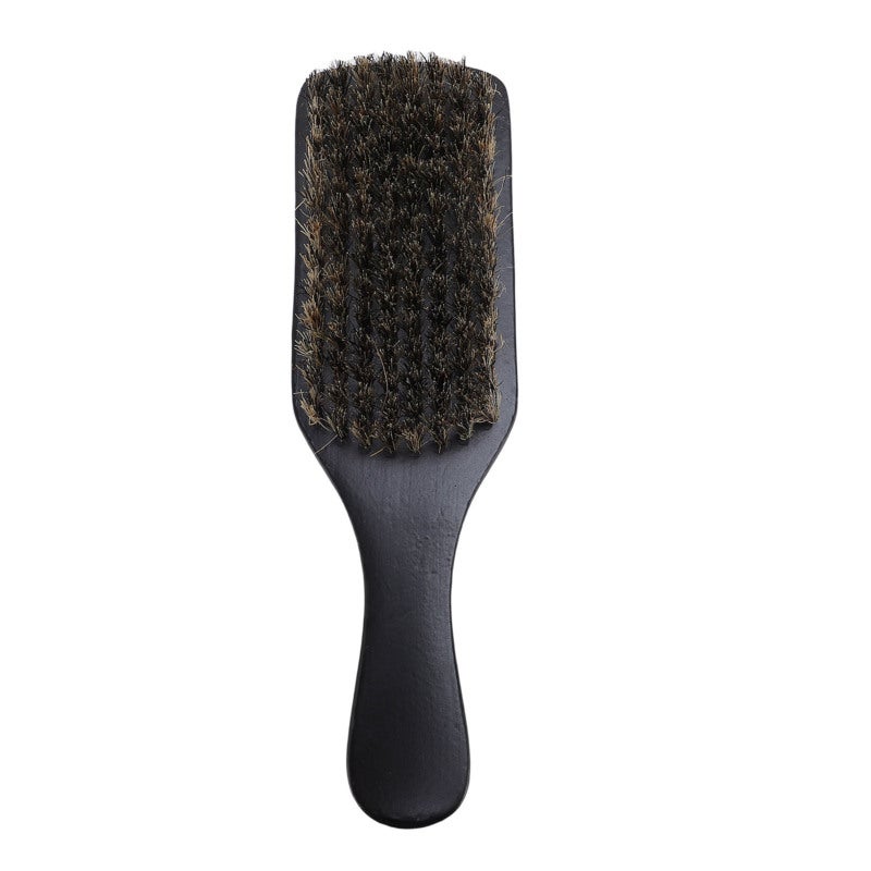 Double Sided Beard Brush: Ergonomic Wooden Handle, Non Irritating, Portable Travel Brush for Men - Gentle Dual Texture, Compact Design, Beard Grooming Brush for Home, Business Trips, Sensitive Skin - Image 2