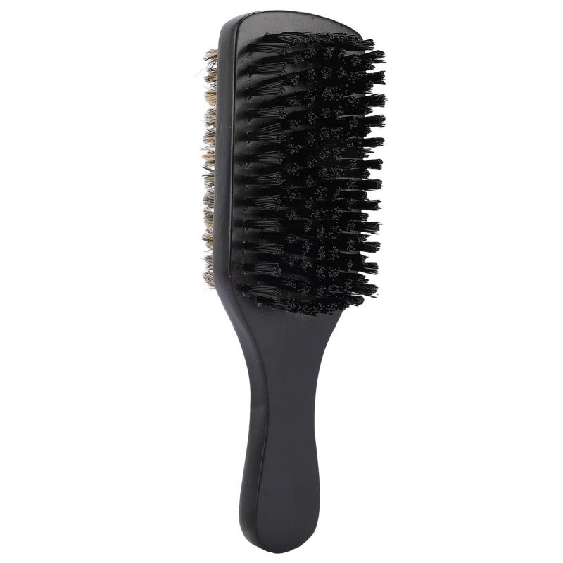 Double Sided Beard Brush: Ergonomic Wooden Handle, Non Irritating, Portable Travel Brush for Men - Gentle Dual Texture, Compact Design, Beard Grooming Brush for Home, Business Trips, Sensitive Skin - Image 5