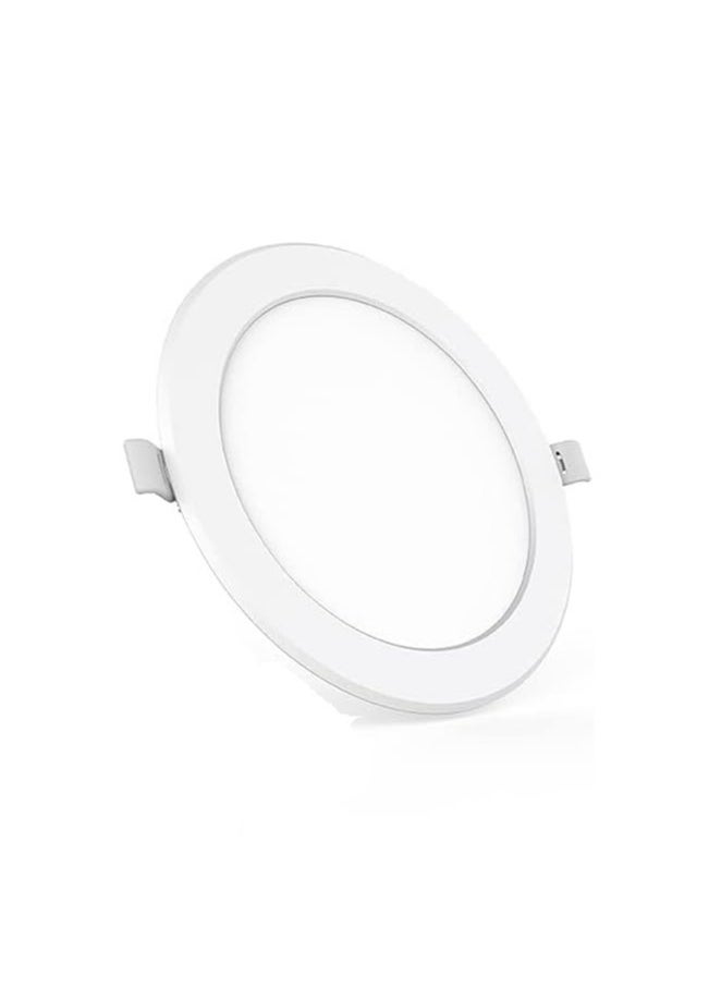 GLOWARE GloWare 24W Round LED Slim Panel Light – Warm White, Ultra-Thin Recessed Ceiling Fixture (Model: Glo-RRPL24WW)  - Image 1
