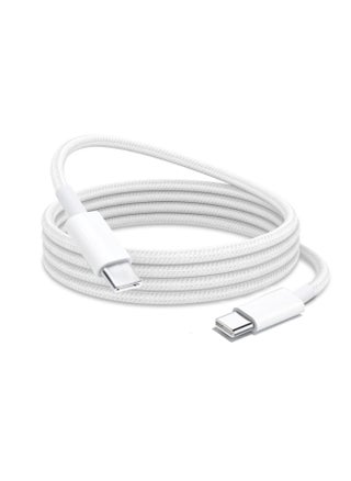 USB-C 240W Charging Cable, 2 M Braided, Faster Charging Cord, Power Delivery PD Cable Type C, Compatible with iPhone 15/15 Pro/15 Plus/15 Pro Max,iPad Mini/Pro, MacBook Pro/Air, White - pzsku/ZB19F0F4733F989D27D1DZ/45/1746979965/3c44c528-a73c-4ae3-8a59-b7b0ebe5127f
