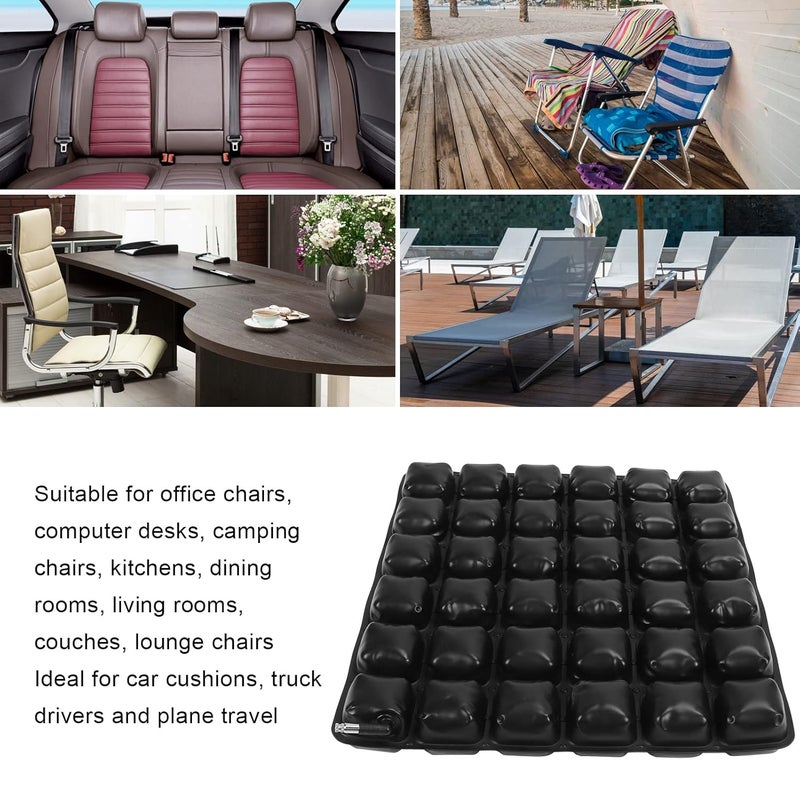 klarako 3D Inflatable Seat Cushion, Comfortable Breathable Wheelchair Car Cushion for Arthritis Pregnancy - Image 4